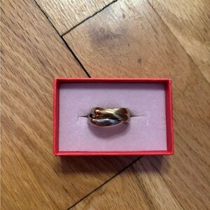 Cartier Gold and Silver Women's Ring